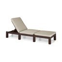 Кафяв градински шезлонг от изкуствен ратан Daytona – Keter