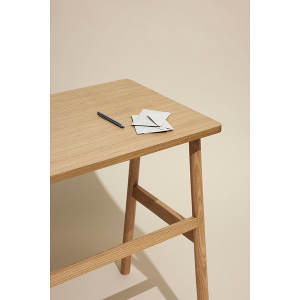 Работна маса от дъбова дървесина 50x120 cm Acorn - Hübsch-image-1