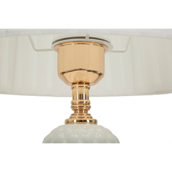 Бяла настолна лампа с текстилен абажур (височина 57 cm) Torre – Mauro Ferretti-image-4