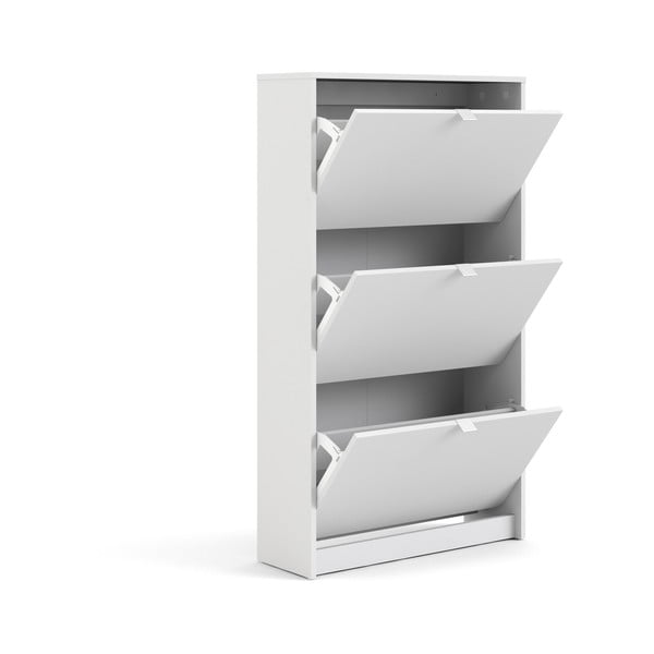 Бяла накланяща се стойка за обувки Shoes – Tvilum-image-4