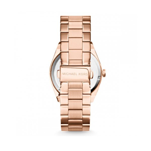 Часовник в розово злато Wood - Michael Kors-image-3
