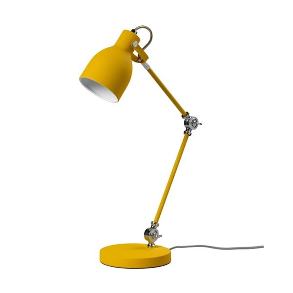 Hořčicově žlutá stolní lampa Wild Wood Task