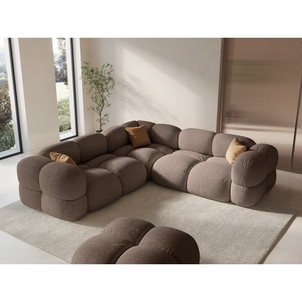 Кафяв ъглов диван Loretto – Cosmopolitan Design-image-4