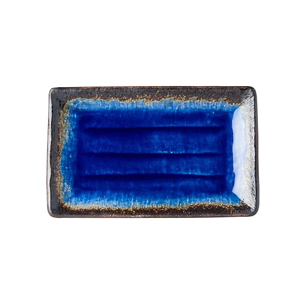 Синя керамична чиния за сервиране , 21 x 13 cm Cobalt - MIJ