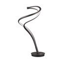 Черна настолна LED лампа с метален абажур (височина 56 см) Nala - Trio Select