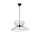 Черно висящо осветително тяло с метален абажур ø 50 cm Farac – Opviq lights
