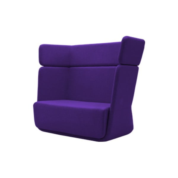 Тъмно лилаво кресло кошница филц тъмно лилаво - Softline
