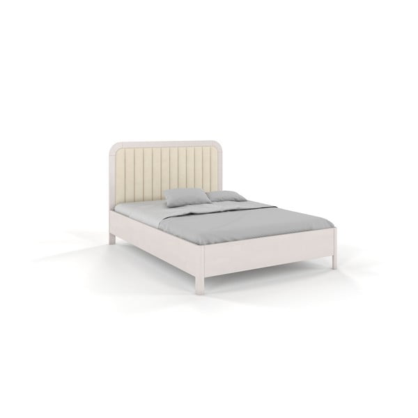 Двойно легло от бяла букова дървесина , 160 x 200 cm Visby Modena - Skandica