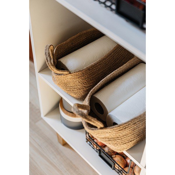 Кошница за съхранение от юта , 29 x 20 cm - Compactor-image-1