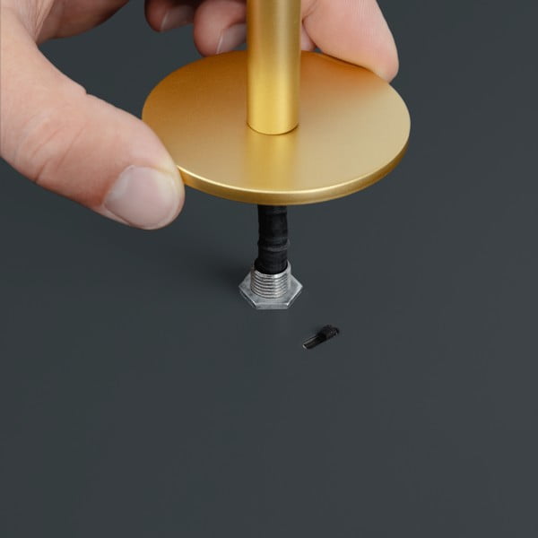 Антрацитно метално LED затъмняващо се висящо осветително тяло с метален абажур ø 31 cm Asteria Plus – UMAGE-image-4