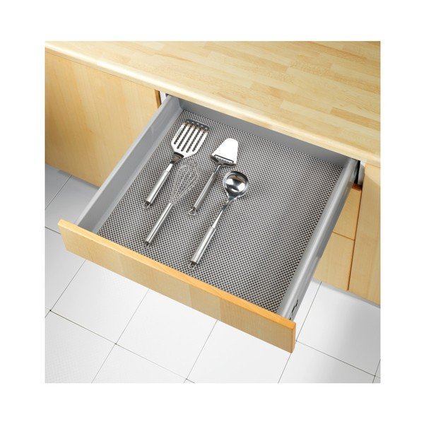 Сива подложка за чекмеджета с противоплъзгащо покритие 380, 150 x 50 cm - Wenko-image-1