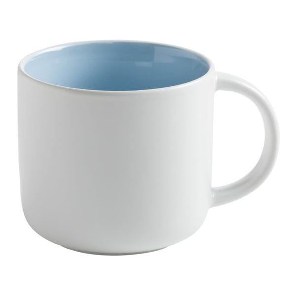 Бяла порцеланова чаша със син интериор Maxwell & Williams Tint, 440 ml - Maxwell & Williams