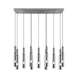 LED висящо осветително тяло със стъклен абажур в сребристо Lucent - Trio Select