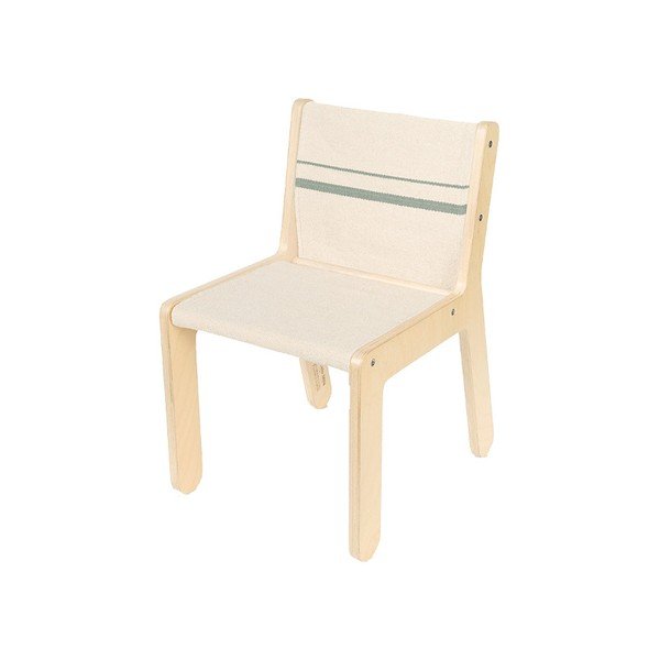 Детски стол в бежов и естествен цвят Vintage Blue – Lorena Canals