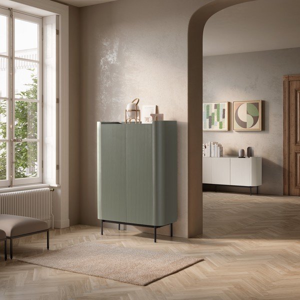 Зелено шкафче 100x140x40 cm Willa – MOME-image-1