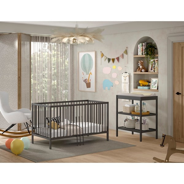 Комплект детски мебели от масивен бук 2 бр. Dino – Vipack-image-1