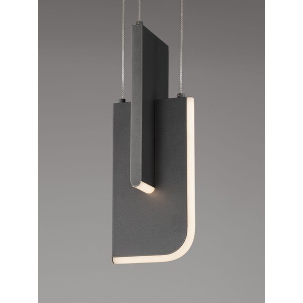 Светлосиво метално LED затъмняващо се висящо осветително тяло Totem – Nova Luce-image-2