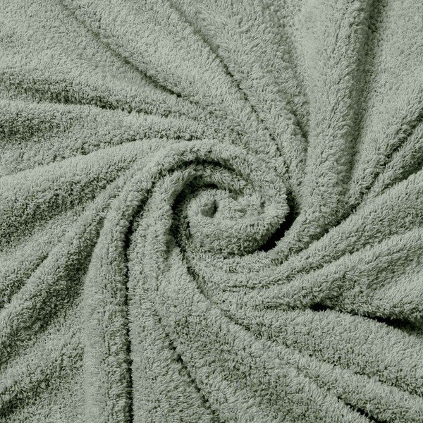 Зелено двойно удължено спално бельо от микроплюш 240x220 cm Helena – douceur d'intérieur-image-3
