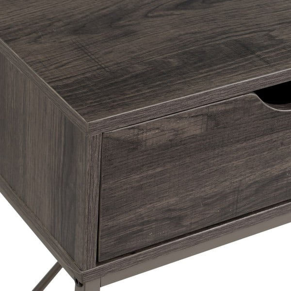 Кафява конзолна маса 30x80 cm - Casa Selección-image-1