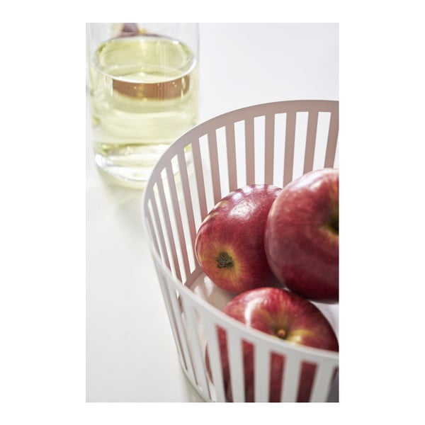 Бяла купа за плодове , ⌀ 21,5 cm Tower - YAMAZAKI-image-2