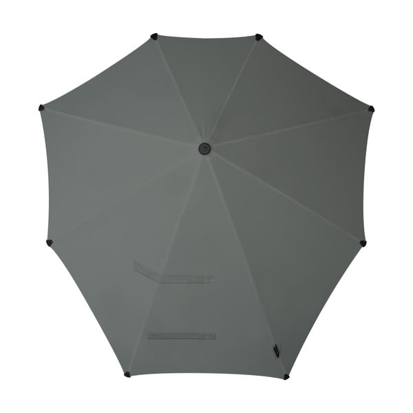 Deštník Senz original fat grey, odolný vůči větru o rychlosti až 100 km/h