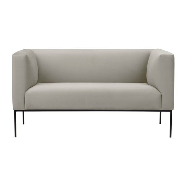 Бежов кадифен диван Neptune, 145 cm - Windsor & Co Sofas
