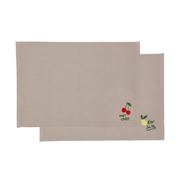 Памучни подложки за хранене в комплект от 2 бр. 33x48 cm Bistro – Södahl