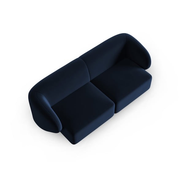 Син кадифен диван 188 cm Paolo – Milo Casa-image-1