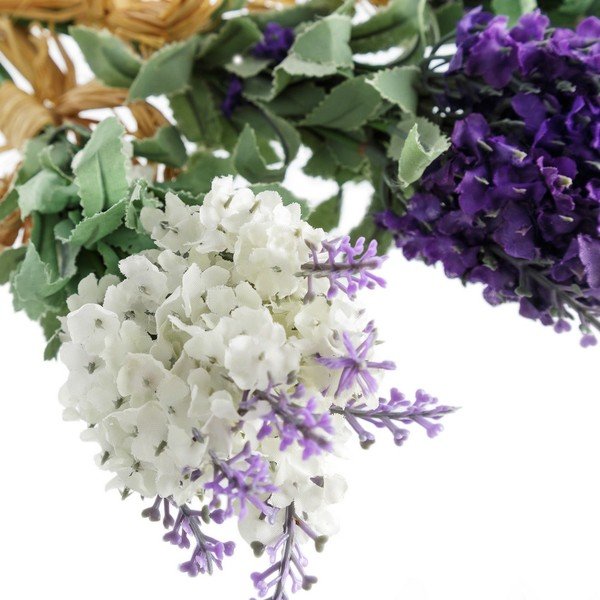 Изкуствени цветя в комплект от 3 броя (височина 32 см) Lavender Bouquet – Casa Selección-image-1
