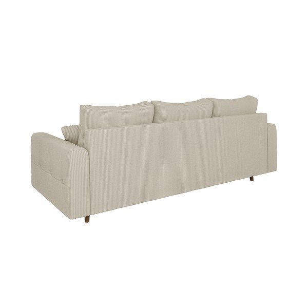 Бежов диван от рипсено кадифе 210 cm Ariella – Ropez-image-2