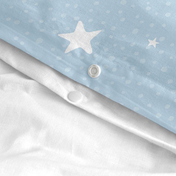 Памучно детско спално бельо за единично легло 140x200 cm Little star - Happy Friday-image-4