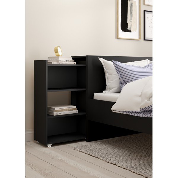 Черна табла за легло 145x80 cm Naia – Tvilum-image-1