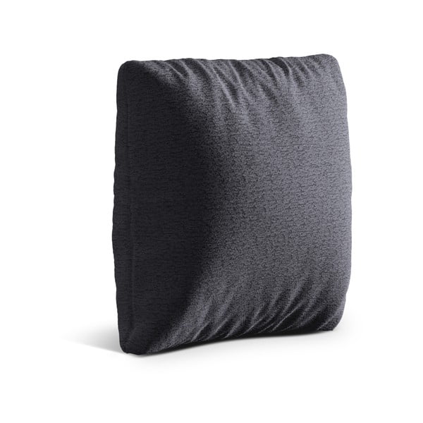 Тъмносива възглавница за диван от прежда с примки от букле Kemi – Cosmopolitan Design-image-1