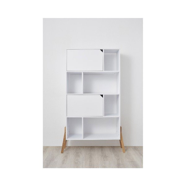 Дървена етажерка от бял дъб Lotta - BELLAMY-image-4
