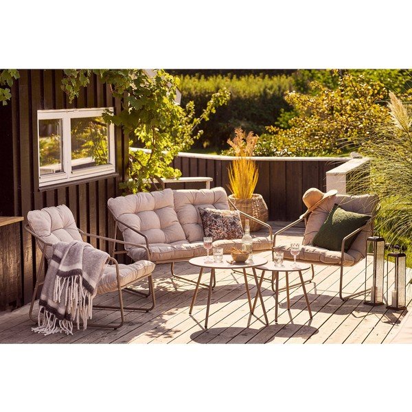 Сиво-бежови глинени купички в комплект 4 бр. за супа 1 l Viola – House Nordic-image-4