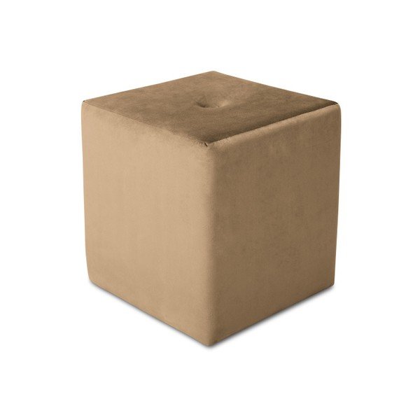 Светлокафяв пуф , 40 x 45 cm Margaret - Mazzini Sofas-image-3