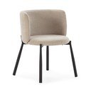 Бежови тапицирани трапезни столове в комплект 2 бр. Ginny – MOME