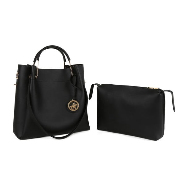 Черна дамска чанта Amy - Beverly Hills Polo Club-image-1