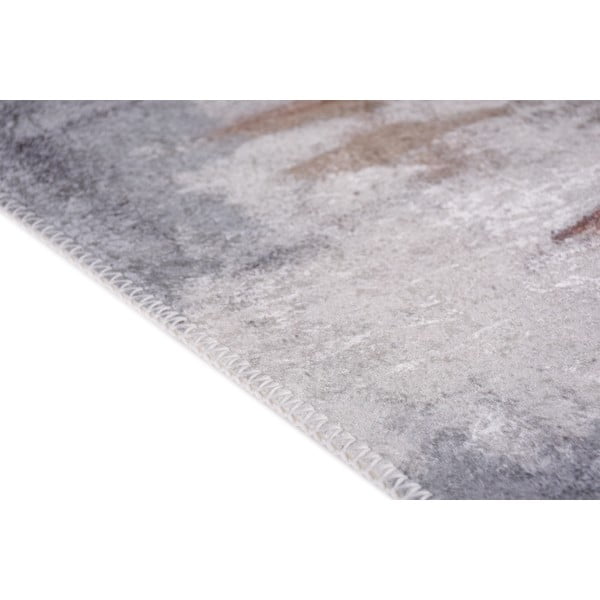 Пътека подходяща за пране в сиво и цвят слонова кост 80x200 cm Abstract Colors – Vitaus-image-2