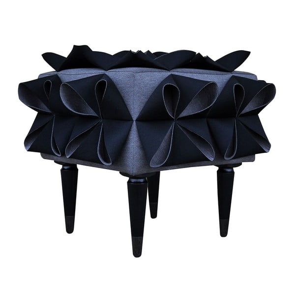 Taburetka Origami, černá-image-1