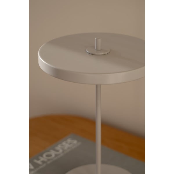 Светлосива метална LED настолна лампа с метален абажур (височина 31 cm) Asteria Move – UMAGE-image-3