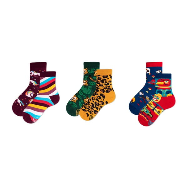 Комплект от 3 чифта детски чорапи Tribe, размер 31-34 - Many Mornings
