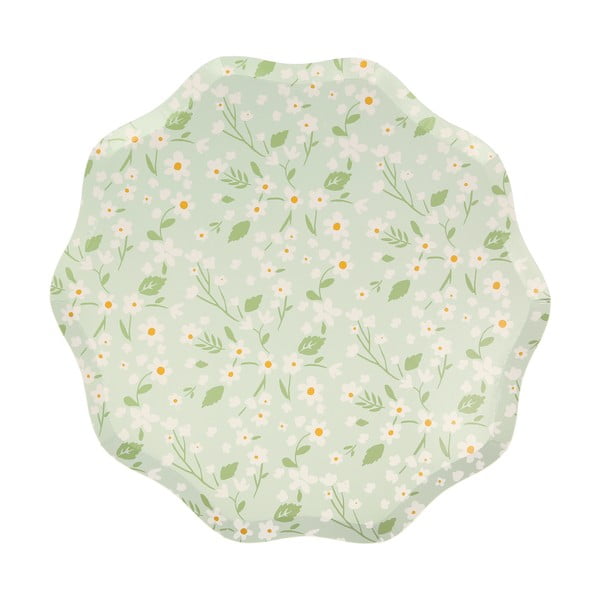 Хартиени чинийки за еднократна употреба в комплект 12 бр. Ditsy – Meri Meri-image-2