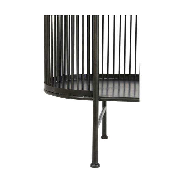Черен метален висок скрин 119x161 cm Yinthe - Light & Living-image-4
