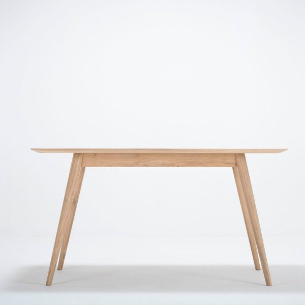 Маса за хранене от дъбова дървесина , 140 x 90 cm Stafa - Gazzda-image-3