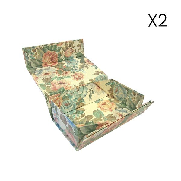 Подаръчна кутия в комплект от 2 броя 20x36 cm Lady Rose - Kartos-image-1