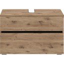 Шкаф за мивка от декор от дъб  в естествен цвят 80x55 cm Wisla – Støraa