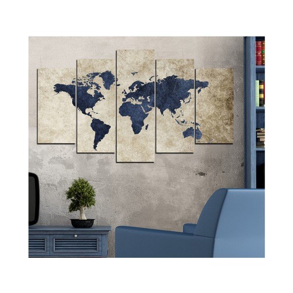 Картина от няколко части Malika, 102 x 60 cm - Insigne-image-1