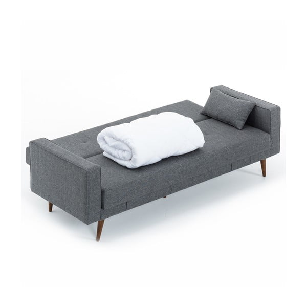 Сив разтегателен диван Ivonne Dublin - Balcab Home-image-2