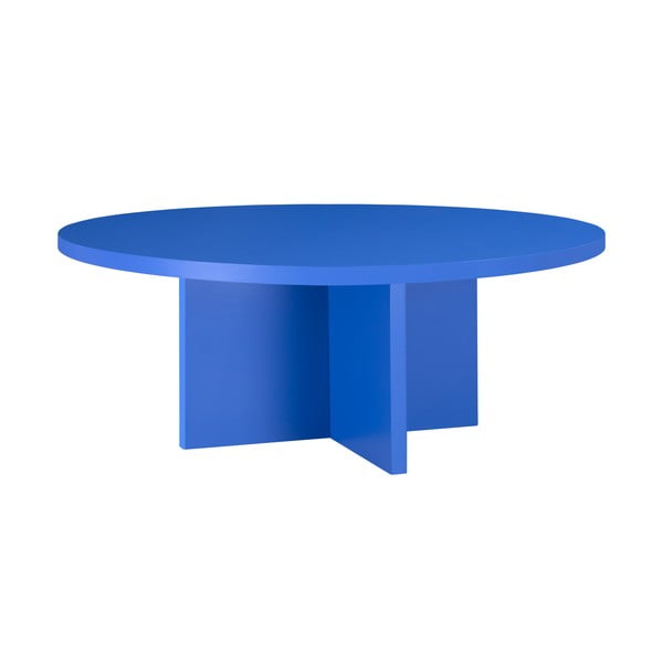 Синя кръгла маса за кафе ø 80 cm Pausa - Really Nice Things